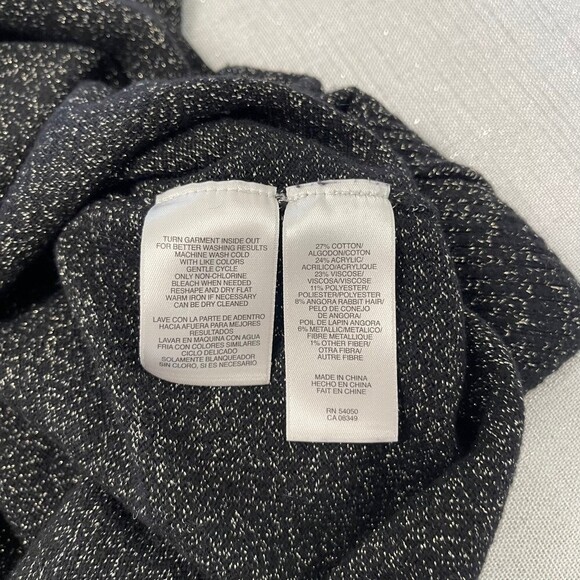 Evan Picone Party Holiday Dress. Black Gold Metalic Size L - Picture 8 of 9